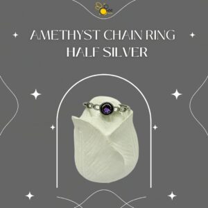 Amethyst Chain Ring