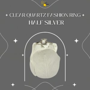 Clear Quartz Fashion Ring