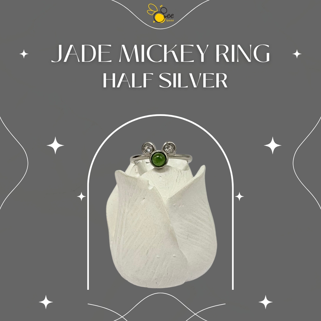 Jade Mickey Ring
