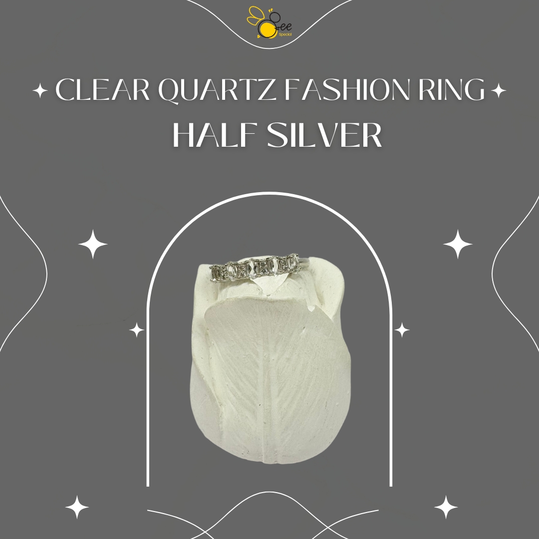 Clear Quartz Fashion Ring