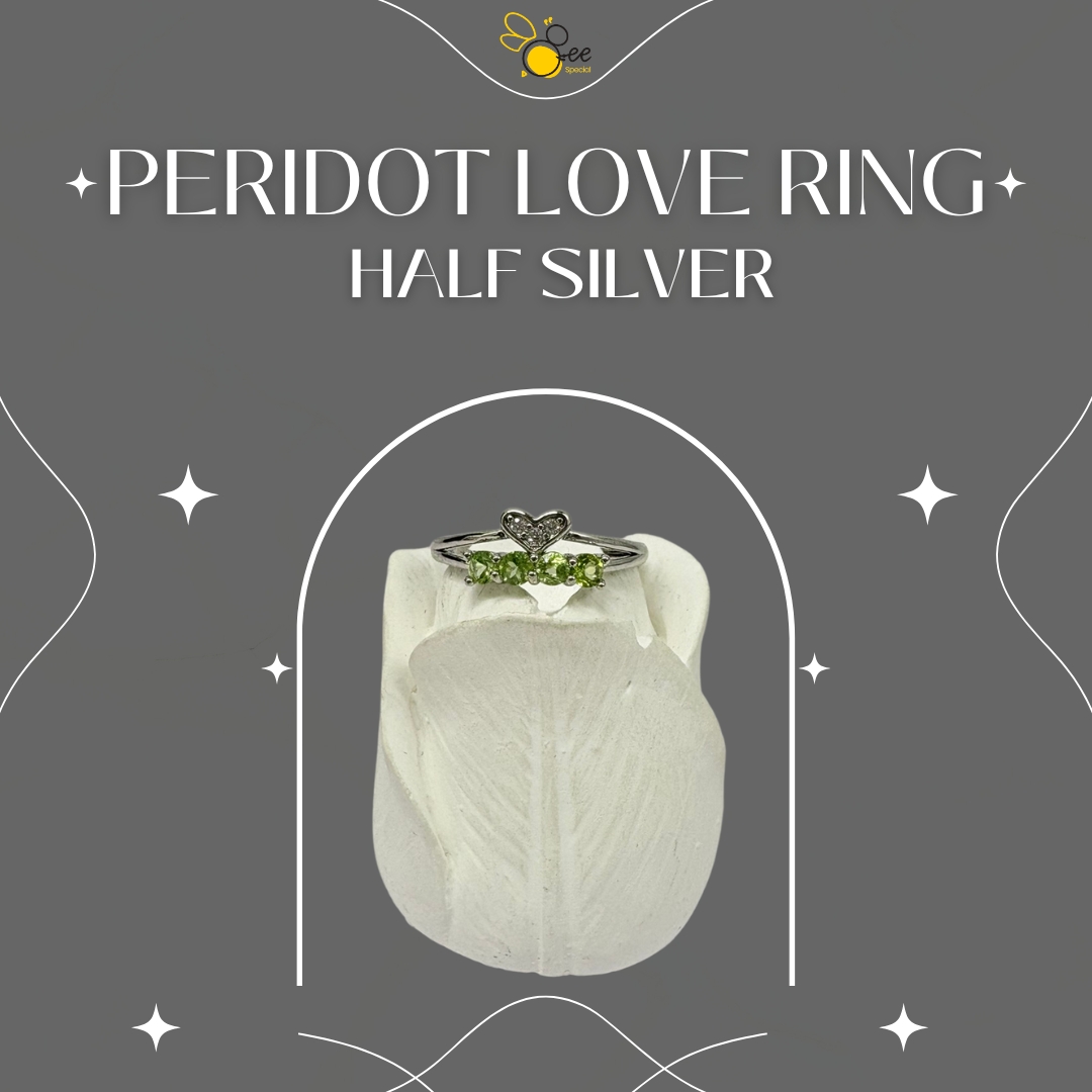 Peridot Love Ring