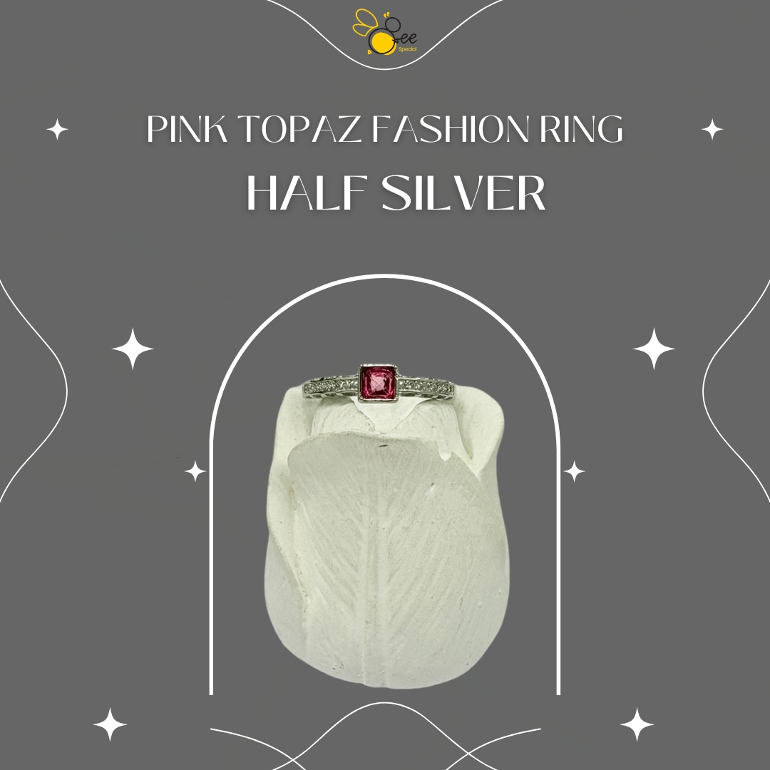 Pink Topaz Fashion Ring