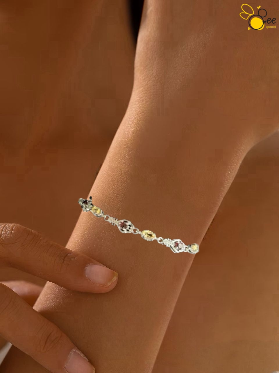 Garnet & Citrine Bracelet