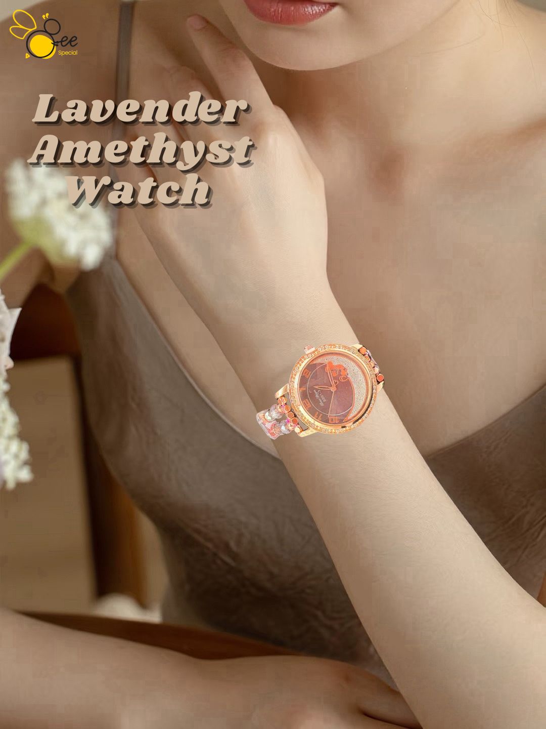 Lavender Amethyst Watch