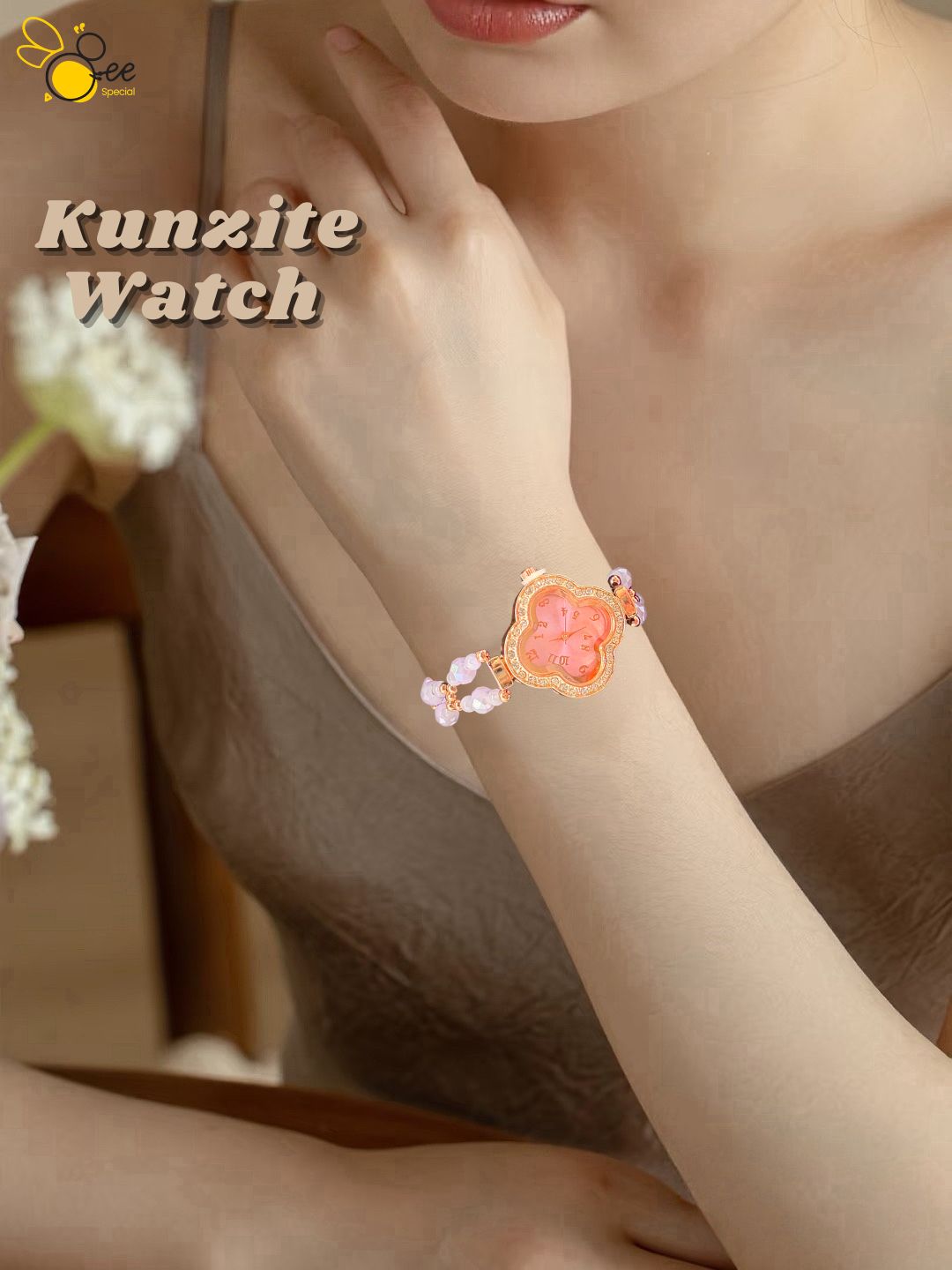Kunzite Watch