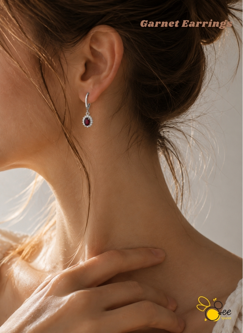 Garnet Earrings