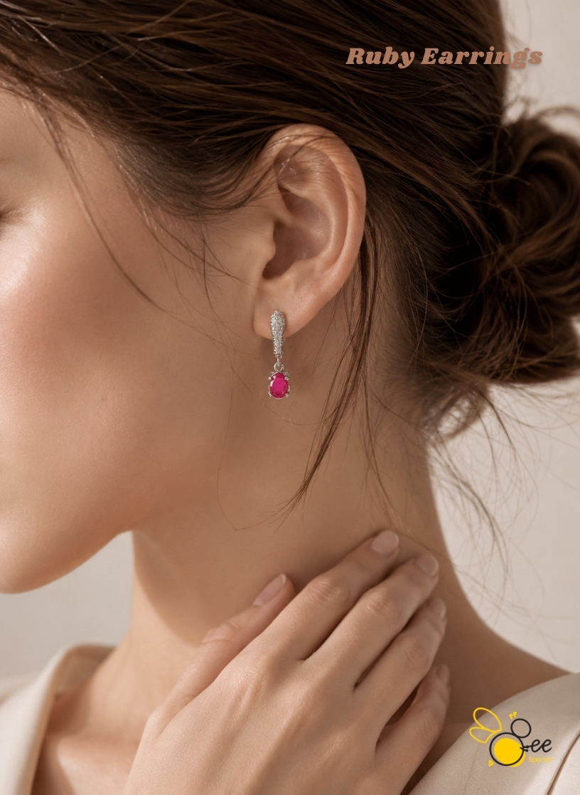 Ruby Earrings