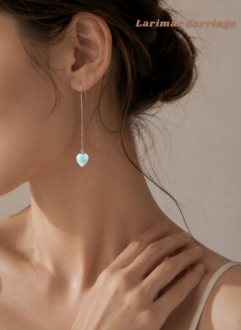 Larimar Earrings