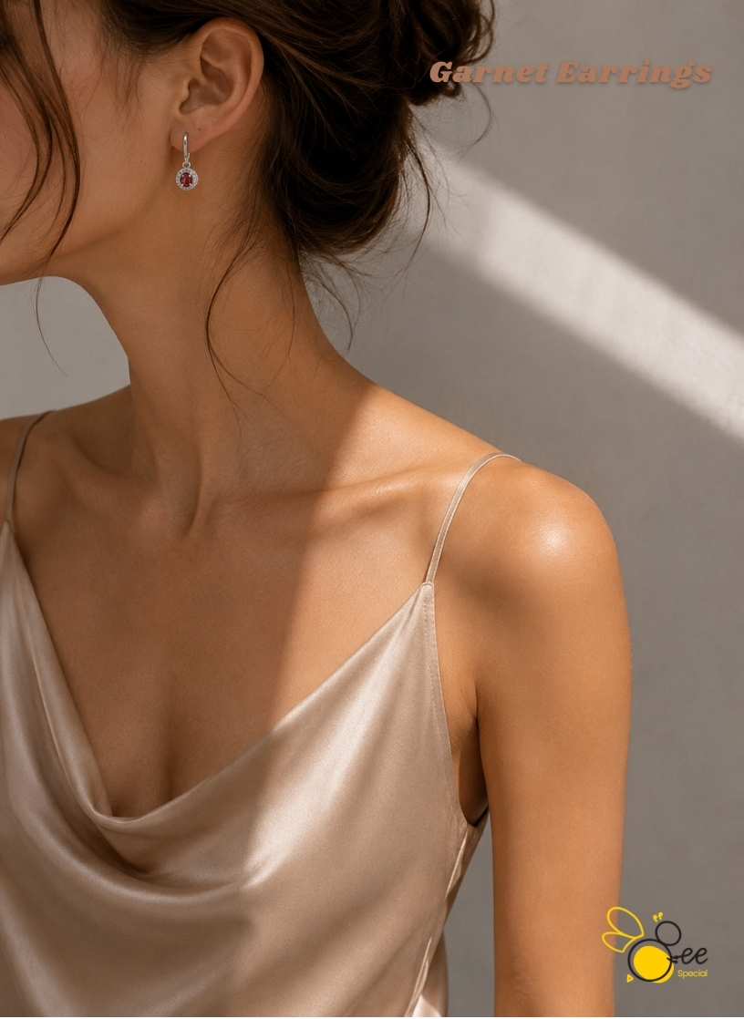 Garnet Earrings