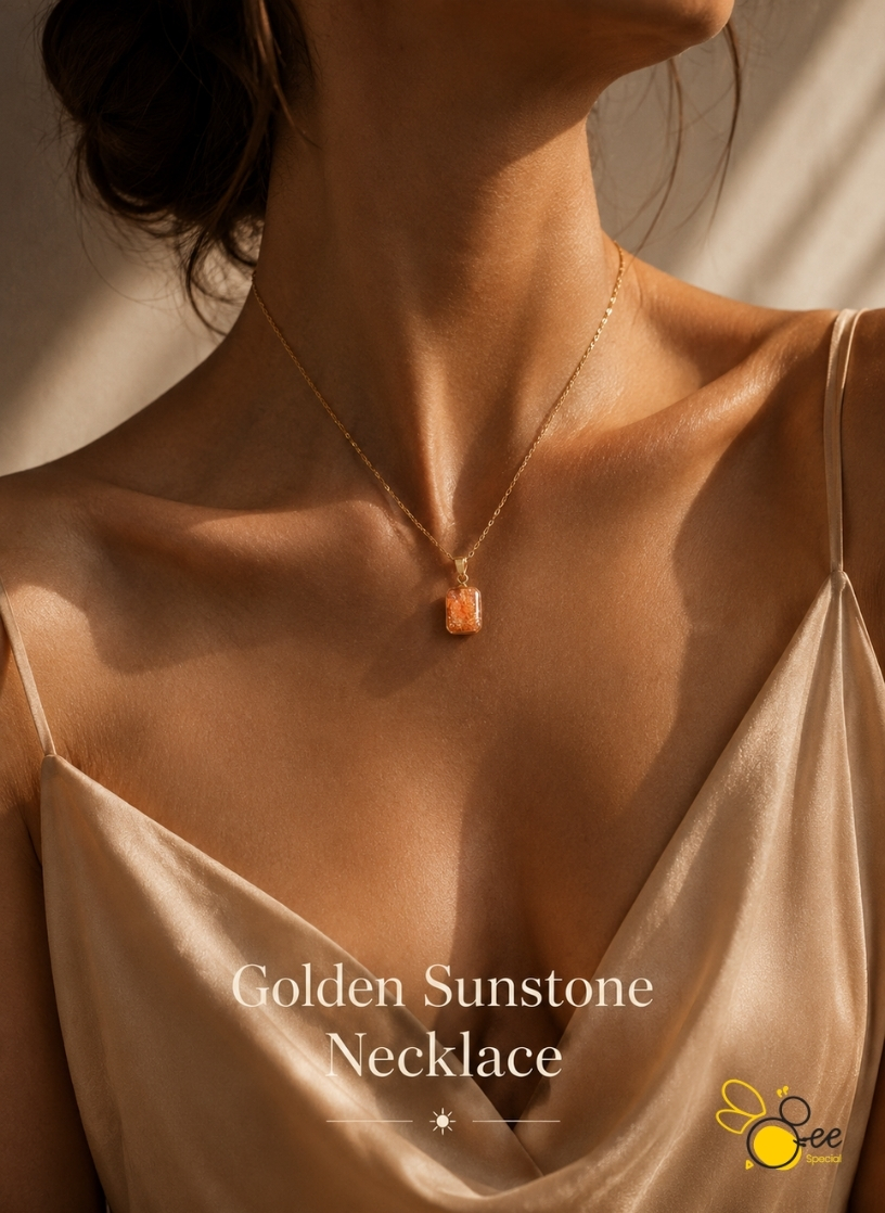 Golden Sunstone Necklace