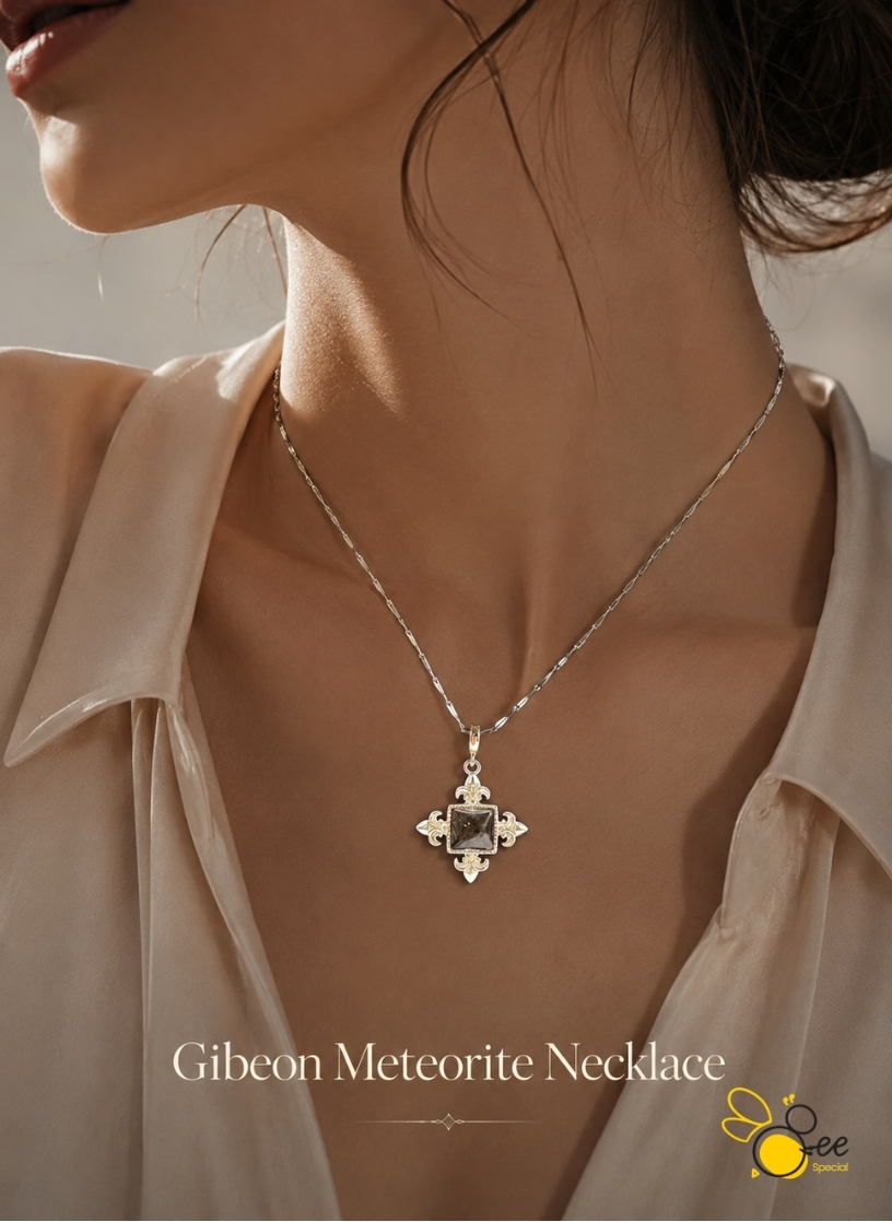 Gibeon Meteorite Necklace