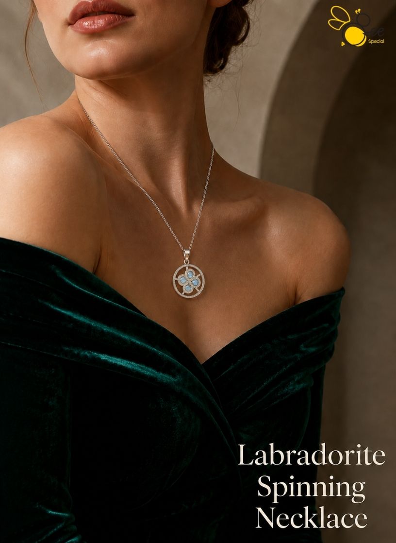 Labradorite Spinning Necklace